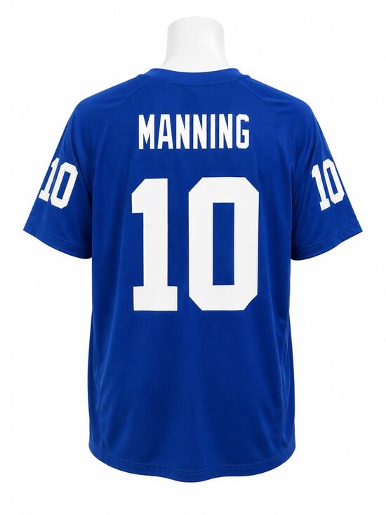 NFL Team Apparel Tops - Eli Manning New York Giants NFL Football Jersey Team Apparel Youth L Womens Sm